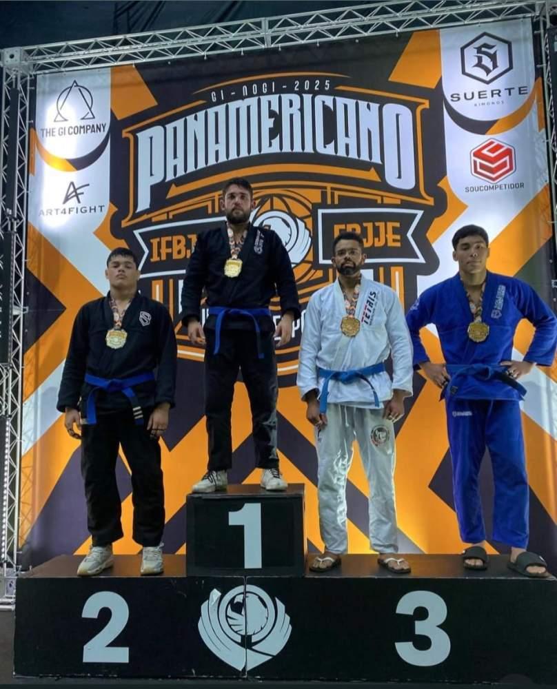 Orgulho três-lagoense: Eduardo Guarnieri conquista ouro no Panamericano de Jiu-Jitsu em São Paulo