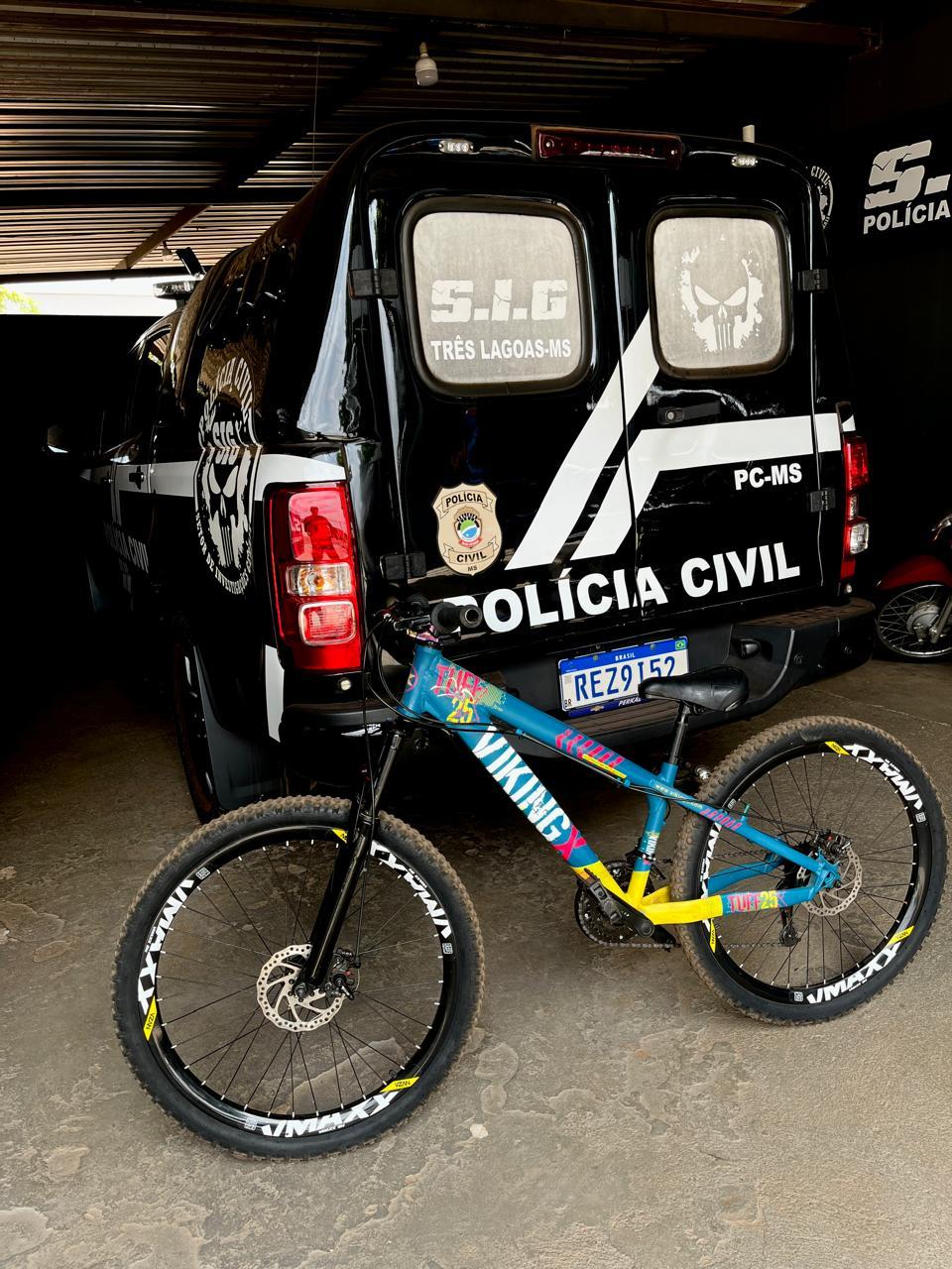 Adolescente de 15 anos é apreendido após furtar bicicleta elétrica em Três Lagoas 
