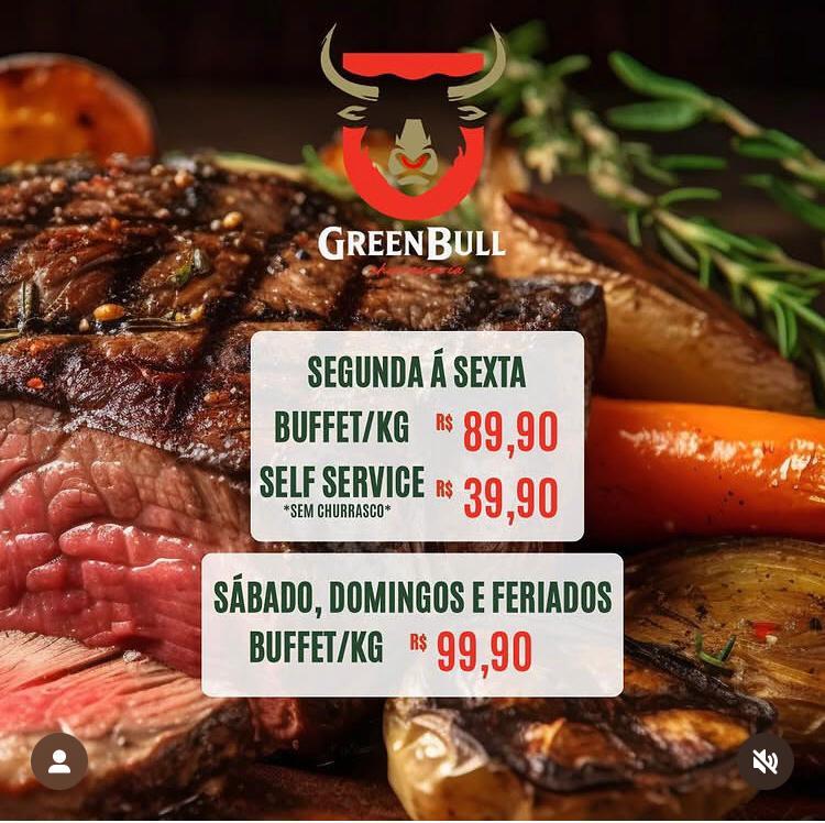 Churrascaria Green Bull de Três Lagoas abre vagas de emprego para Chef de Cozinha e Saladeira Profissional!