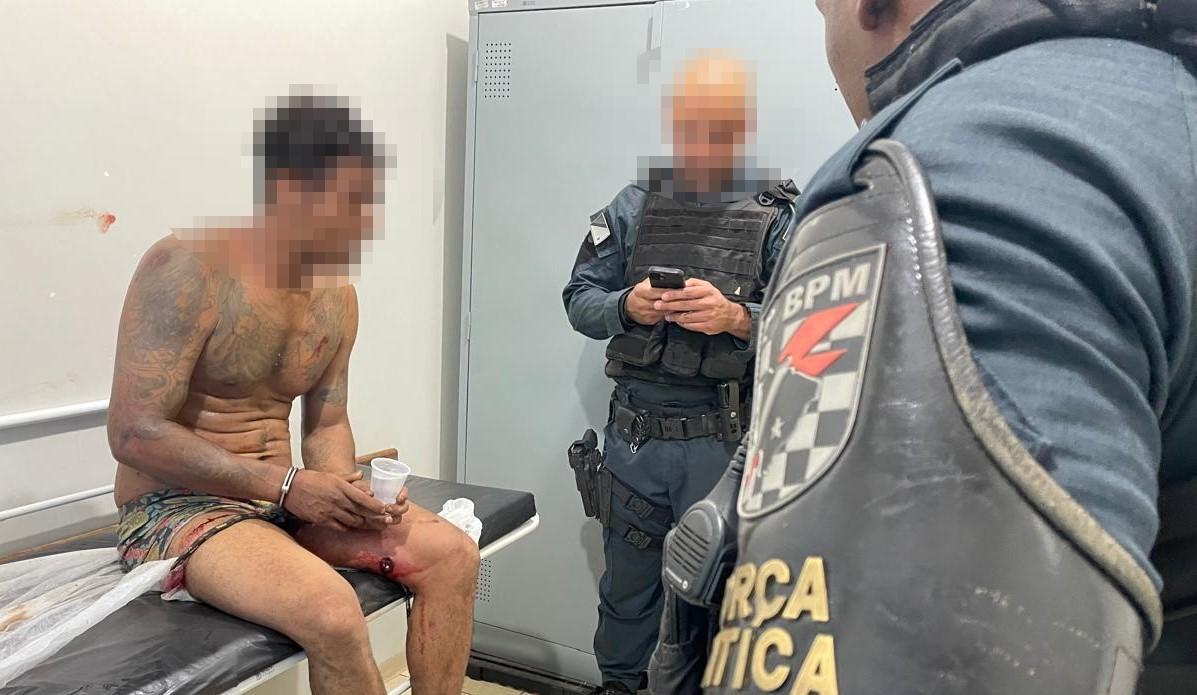  Força Tática salva mulher usada como escudo humano em Três Lagoas e ela ainda grava vídeo defendendo foragido da Justiça
