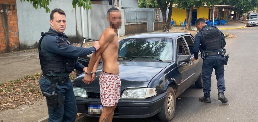 Jovem pede ajuda a irmã após ser agredida por marido “drogado” que tinha até uma espingarda; o acusado acabou preso 