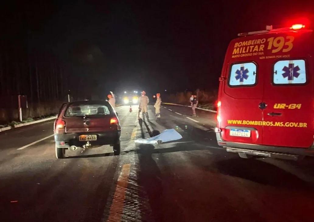 Tragédia: Motociclista morre em colisão na cidade de Costa Rica Tragédia: Motociclista morre em colisão na cidade de Costa Rica