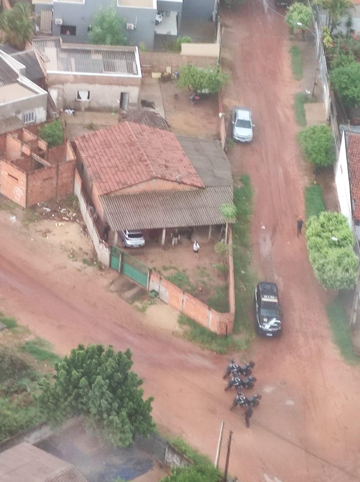 Até helicóptero foi usado na megaoperação realizada em Três Lagoas, além de 70 policiais e 20 viaturas 