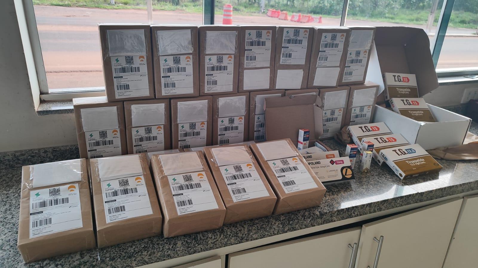 PRF apreende 127 medicamentos de emagrecimento ilegais entre Três Lagoas e Água Clara