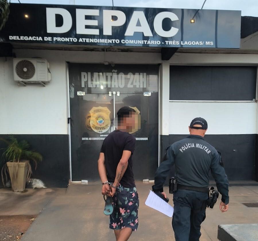 Vulgo “Creu” da Vila Piloto” é preso pela equipe do sargento J. Corrêa após furtar máquina de lavar e secador