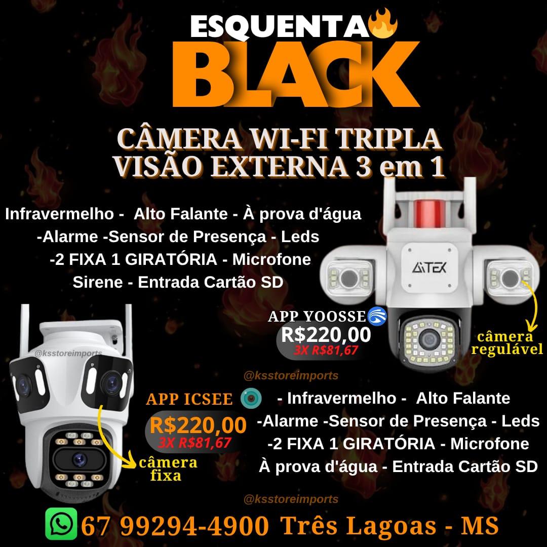 Esquenta Black: câmeras inteligentes e cartões de memória com superdescontos em Três Lagoas
