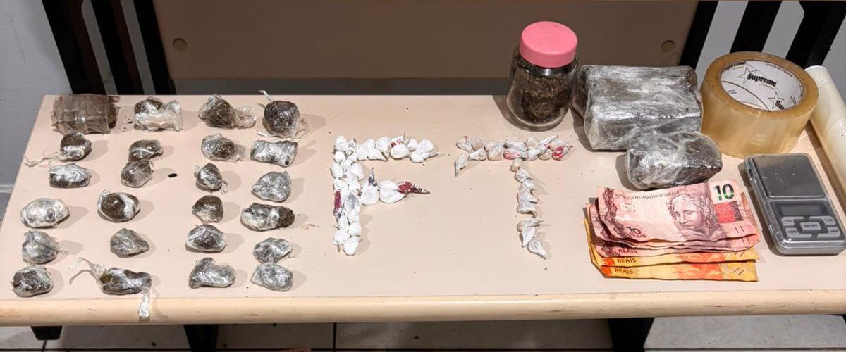 Força Tática apreende drogas com morador do Novo Oeste em Três Lagoas 