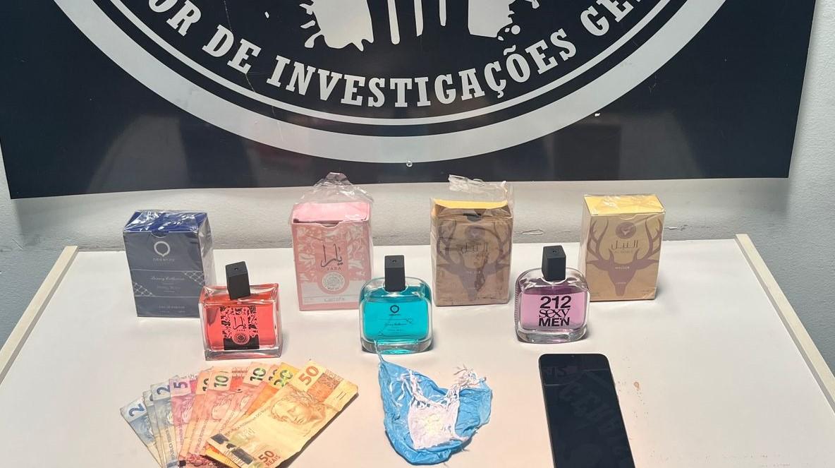 Homem em posse de produtos furtados e droga acaba preso pela SIG de Três Lagoas 
