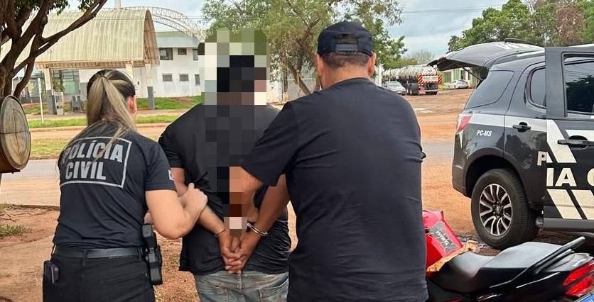Homem que jogou álcool no corpo da mulher para atear fogo é preso em Três Lagoas 