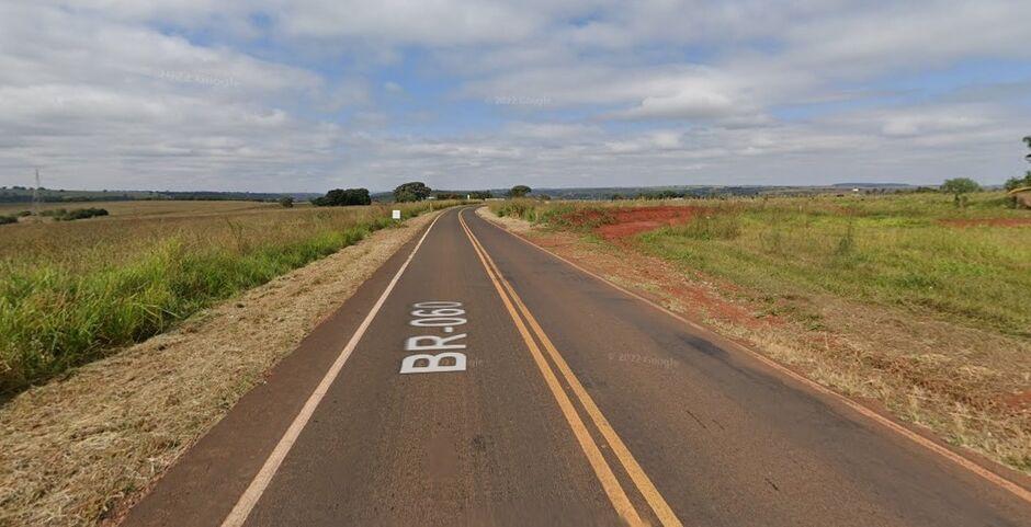 Homem tem corpo dilacerado durante atropelamento na BR-060, em Sidrolândia  