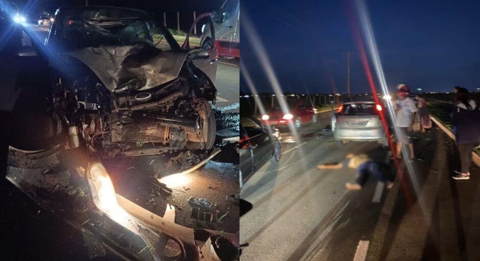 Motociclista morre em grave acidente na Avenida Wilson Paes de Barros em MS