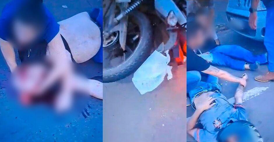 Pedestre atropelado por moto na Rua Brilhante morre na Santa Casa em Campo Grande