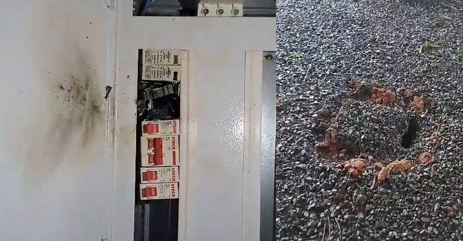 Raio atinge escritório da Sanesul e causa explosão na caixa de energia em Chapadão do Sul  