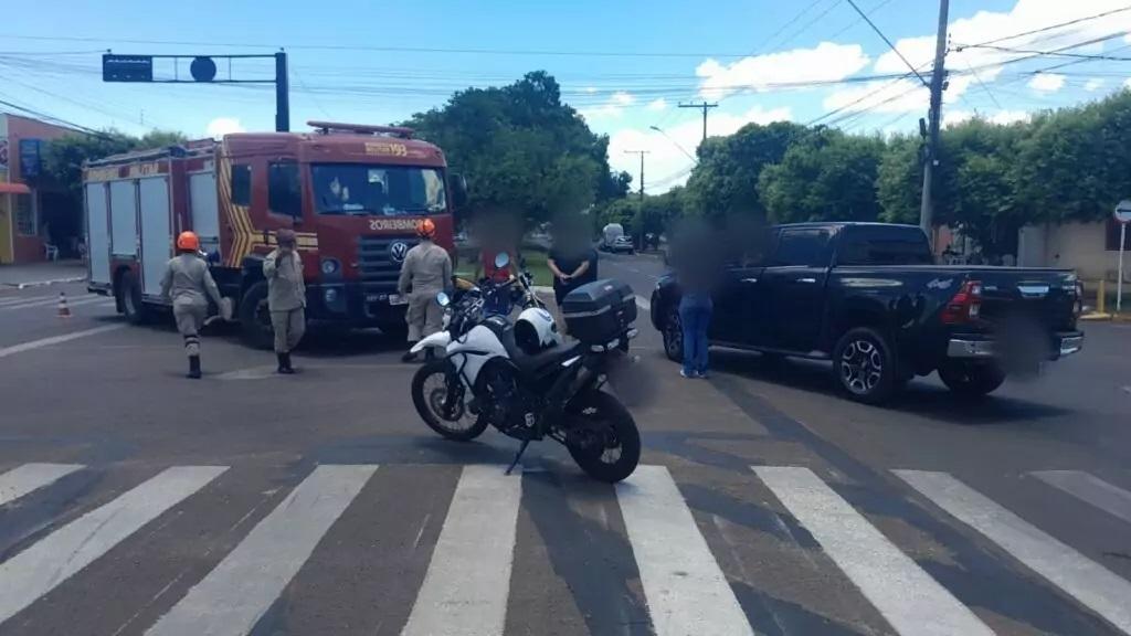 Em questão de minutos, dois acidentes são registrados na mesma avenida em Três Lagoas 