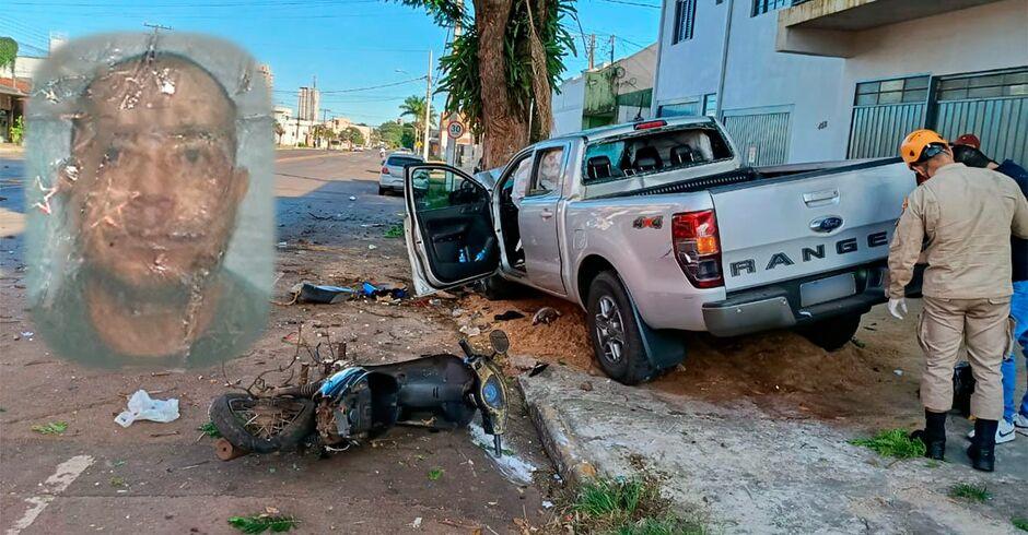Motociclista morre em grave acidente com Ford Ranger em Ponta Porã  
