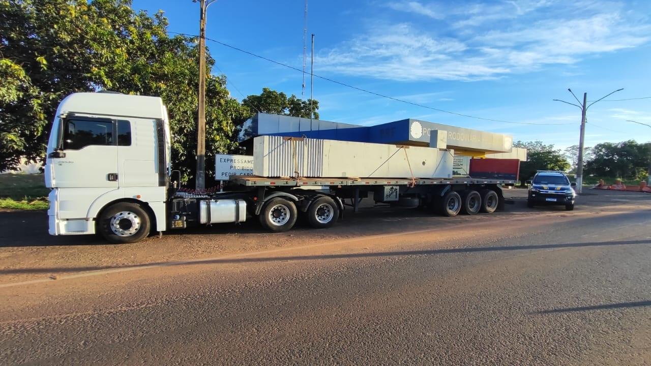 Reboque adulterado é apreendido pela PRF entre Três Lagoas e Água Clara