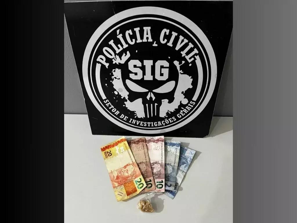 Suspeito tenta fugir de bicicleta e se desfazer de droga, mas acaba preso por investigadores da SIG de Três Lagoas