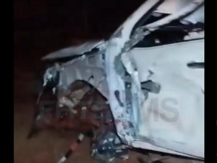 Grave colisão na BR-158, saída para Selvíria, deixa motorista de SW4 ferido em Três Lagoas