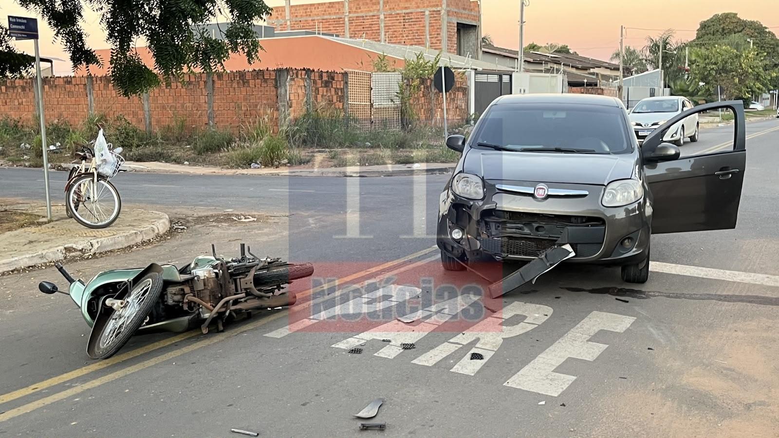 Os acidentes não param em Três Lagoas: mais um sinistro de trânsito deixa mulher ferida gravemente na perna esquerda Os acidentes não param em Três Lagoas: mais um sinistro de trânsito deixa mulher ferida gravemente na perna esquerda