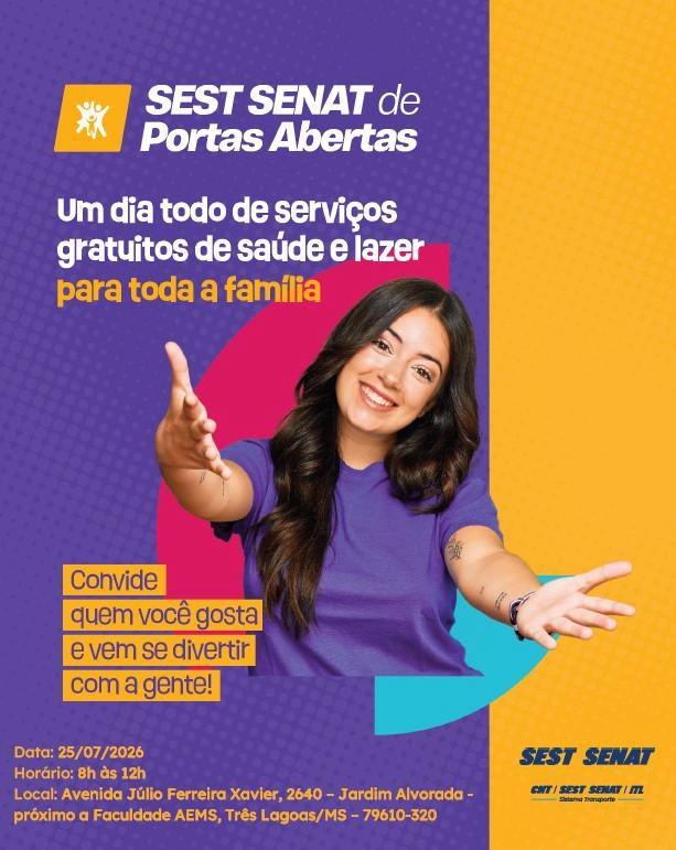 SEST SENAT estará realizando neste sábado uma manhã especial aos três-lagoenses com cortes de cabelo gratuito e distribuição de pipocas e doces 
