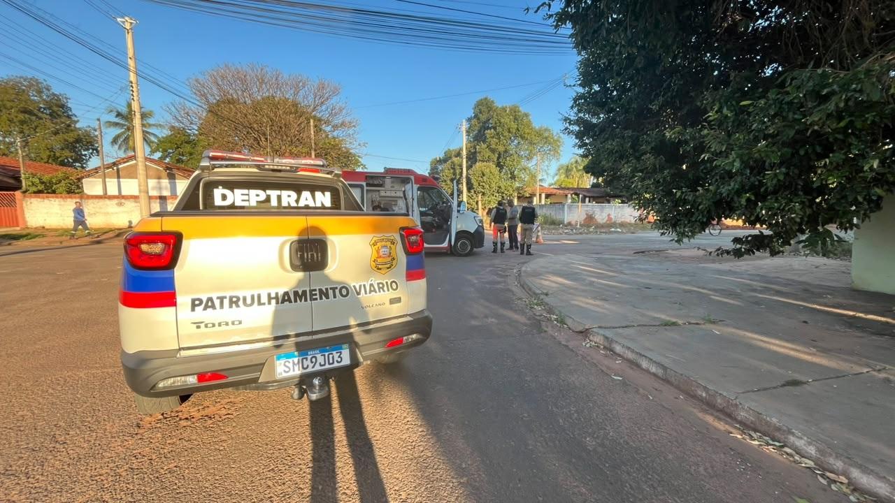 VEJA O VÍDEO: "Não vi a motociclista por causa do ponto cego", diz motorista de aplicativo após acidente em Três Lagoas