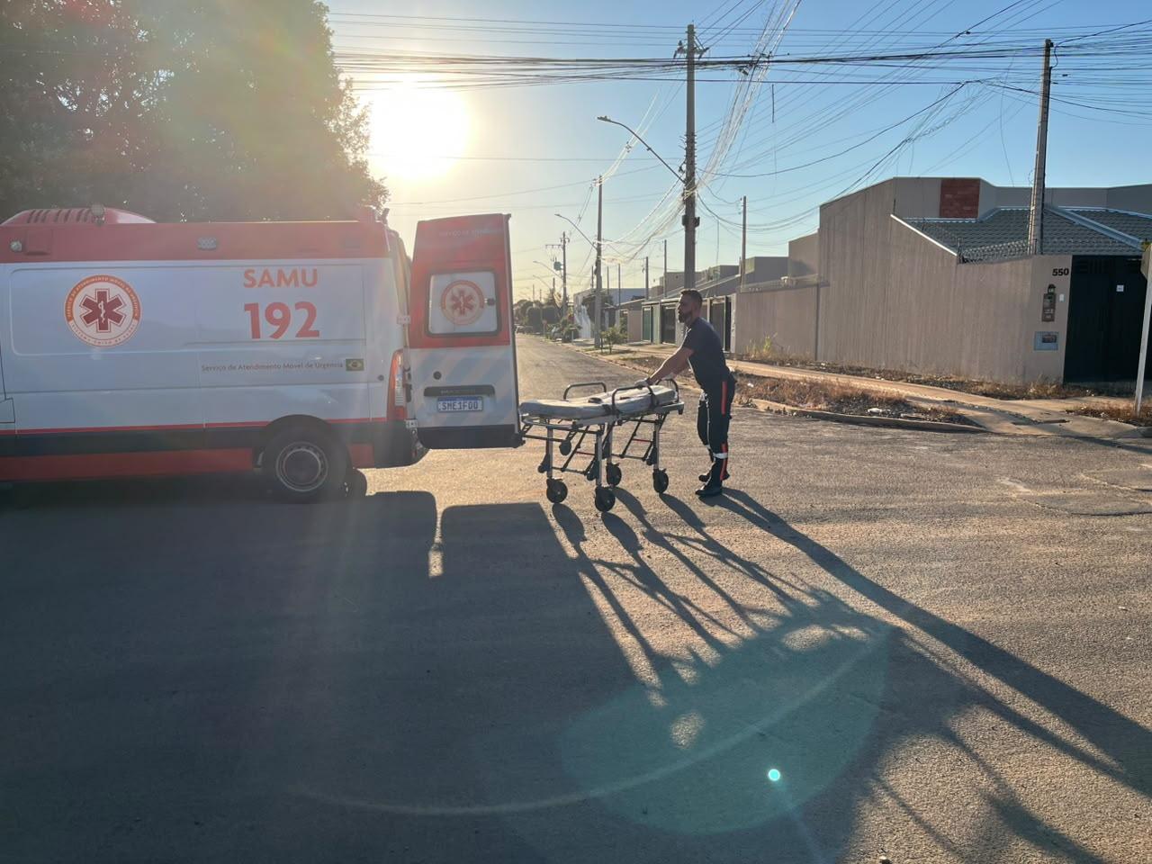 VEJA O VÍDEO: "Não vi a motociclista por causa do ponto cego", diz motorista de aplicativo após acidente em Três Lagoas