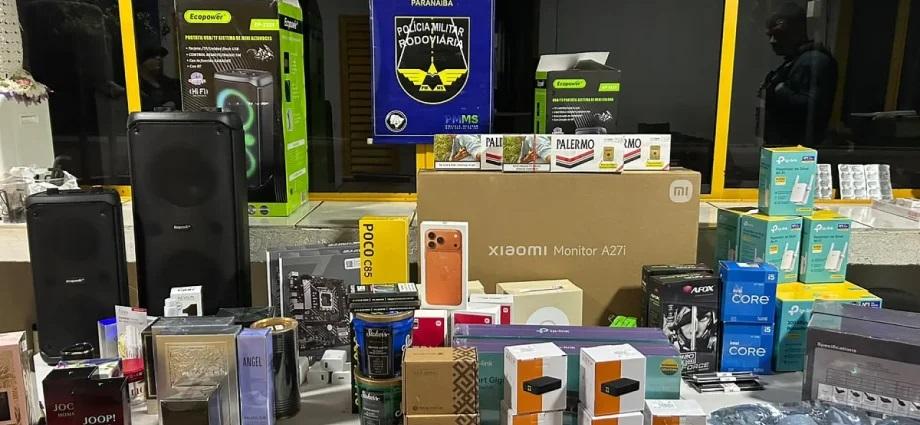 Em Inocência, PMRv apreende canetas emagrecedoras, eletrônicos e carga de R$ 57 mil