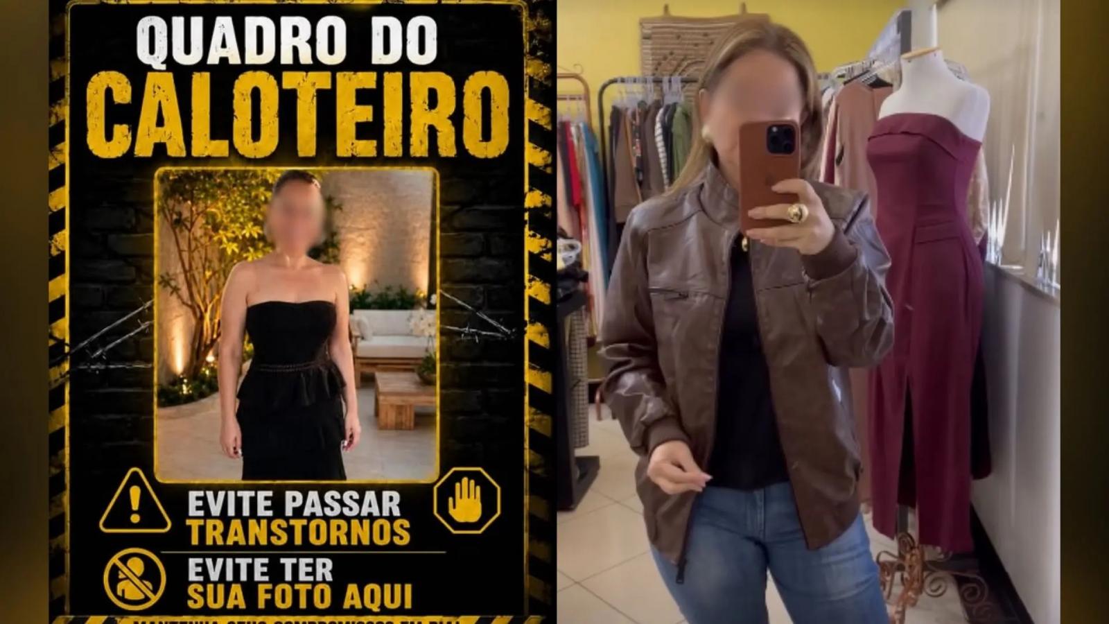 Exposed dos clientes? Loja de Três Lagoas cria quadro do caloteiro e dá aviso: ‘Evite ter sua foto aqui’