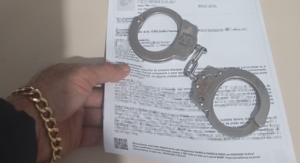 Não adiantou fugir da ex: Dívida da pensão terminou em prisão no bairro Paranapungá em Três Lagoas   