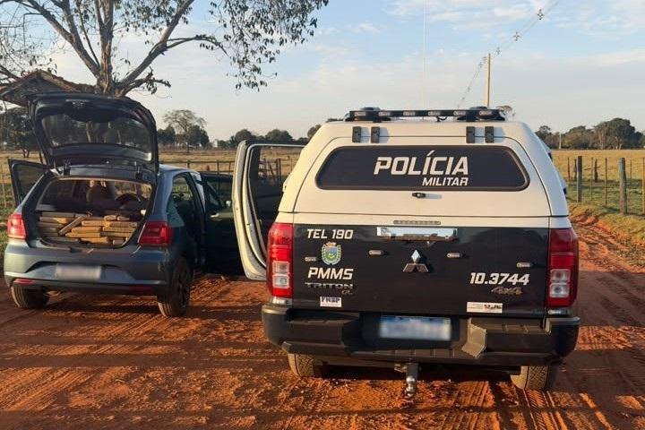 Tentaram fugir da PM, mas a 