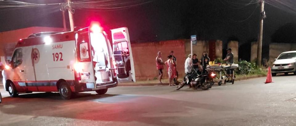 Acidentes viram rotina em Três Lagoas e carro e moto se envolvem em nova colisão no Jardim Atenas