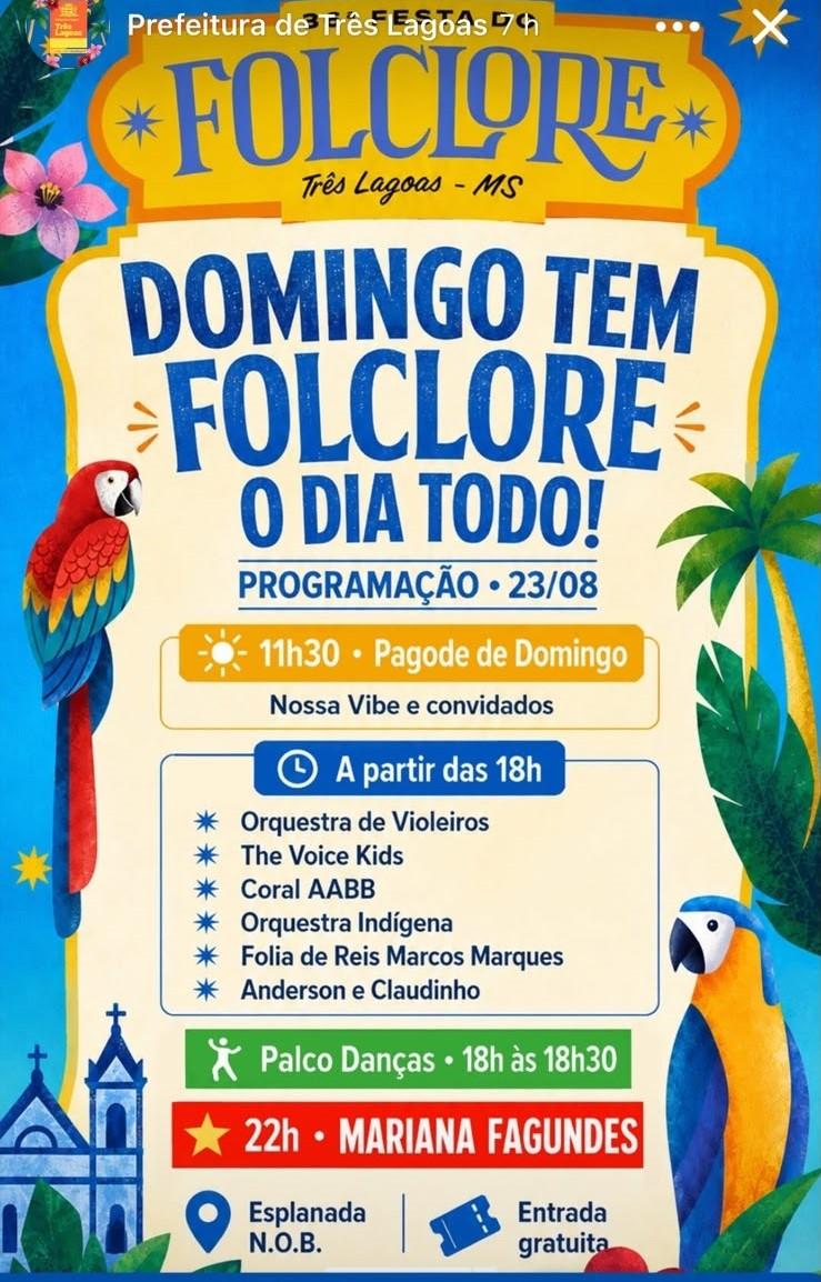 PAGODE, ALMOÇO E CASA CHEIA: programação de domingo no Folclore faz sucesso e público aprova; à noite tem Mariana Fagundes PAGODE, ALMOÇO E CASA CHEIA: programação de domingo no Folclore faz sucesso e público aprova; à noite tem Mariana Fagundes