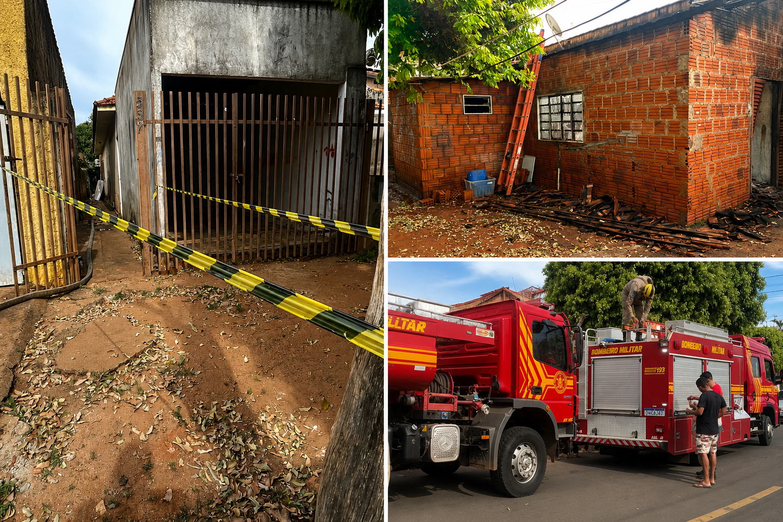 TRAGÉDIA EM TRÊS LAGOAS: Homem é encontrado carbonizado dentro de kitnet destruída pelo fogo no bairro Santa Terezinha TRAGÉDIA EM TRÊS LAGOAS: Homem é encontrado carbonizado dentro de kitnet destruída pelo fogo no bairro Santa Terezinha
