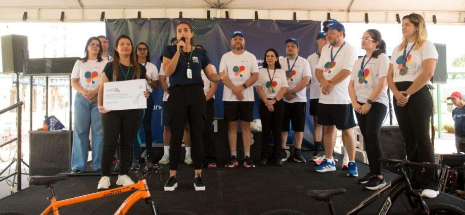 Corrida dentro da fábrica vai além do esporte e garante 800 quilos de doações para a APAE de Três Lagoas