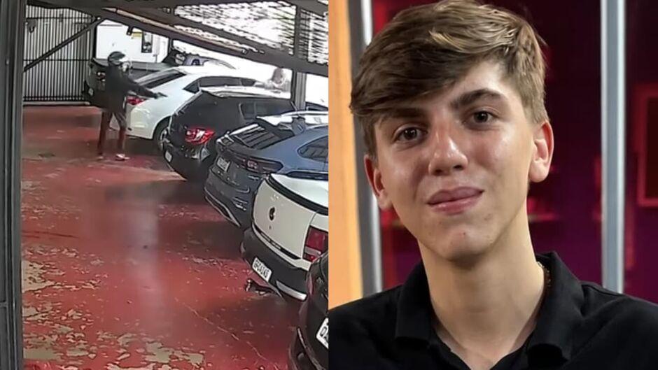 Câmeras flagram momento em que jovem de 19 anos é morto em Dourados-MS