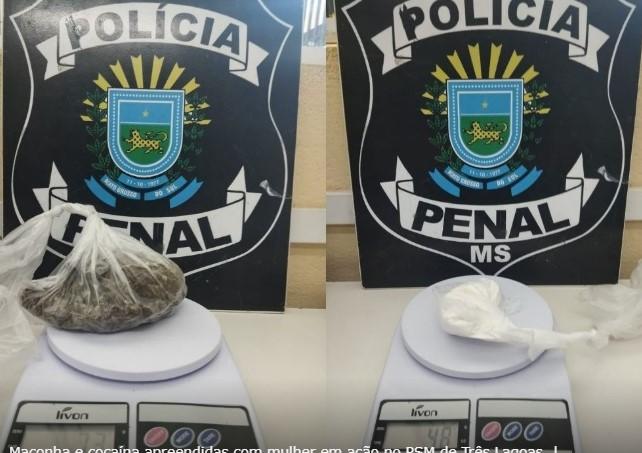 “Não passou no Body Scan”: Mulher esconde maconha e cocaína nas partes íntimas e é flagrada em presídio de Três Lagoas