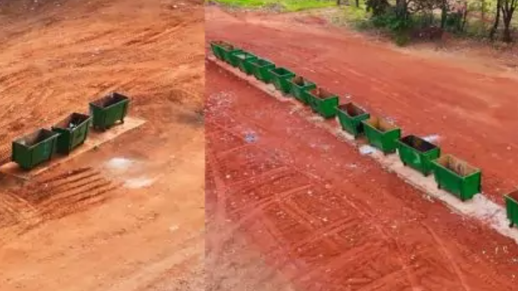 Por falta de uma, agora são 12: Número de caçambas é quadruplicado às margens da BR-158 em Três Lagoas