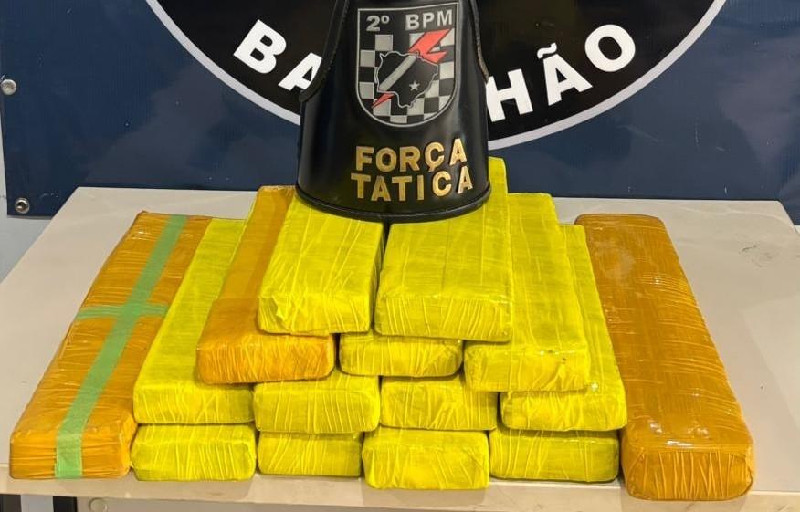 “Tropa de Elite vai pegar você”: Policial de folga desconfia de passageira e Força Tática apreende quase 11 kg de maconha em Três Lagoas