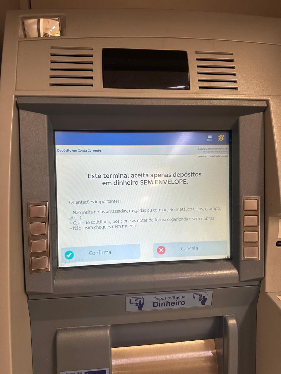 Fora de horário vira dor de cabeça: Clientes relatam dificuldade para depositar cheques no Banco do Brasil de Três Lagoas Fora de horário vira dor de cabeça: Clientes relatam dificuldade para depositar cheques no Banco do Brasil de Três Lagoas