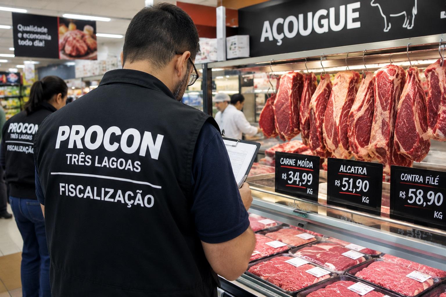 Preço do quilo do filé Mignon tem diferença de quase R$ 50,00 entre mercados de Três Lagoas; veja a pesquisa completa da variação de cada tipo de carne