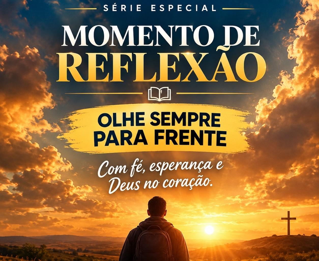 TL Notícias estreia hoje o “Momento de Reflexão” com uma mensagem de fé para quem precisa de força: “Olhe sempre para frente e se atacam é porque você incomoda”