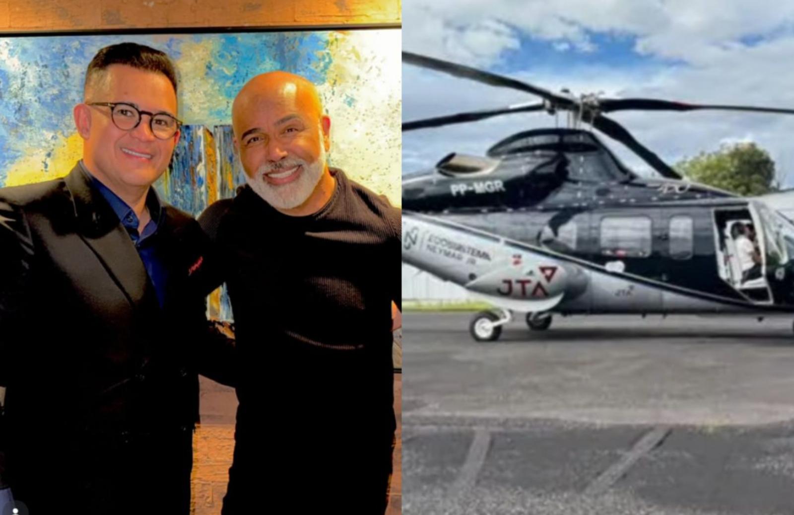 Helicóptero com o cantor Rick é localizado em área montanhosa de SC, mas autoridades ainda não confirmaram