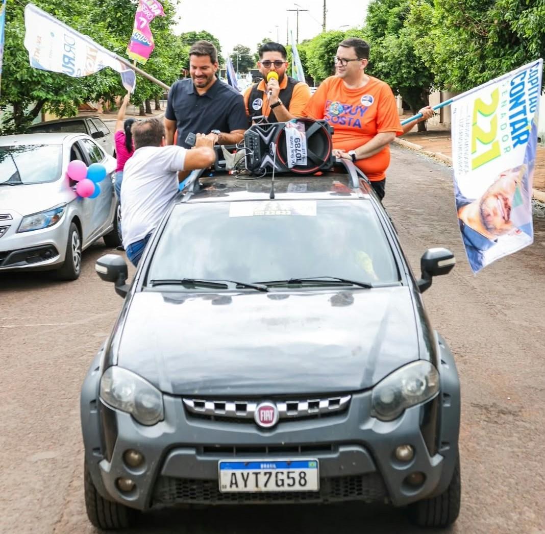 Na reta final da campanha, Ângelo Guerreiro e Dr. Ruy Costa fizeram carreatas no final de semana em Três Lagoas Na reta final da campanha, Ângelo Guerreiro e Dr. Ruy Costa fizeram carreatas no final de semana em Três Lagoas