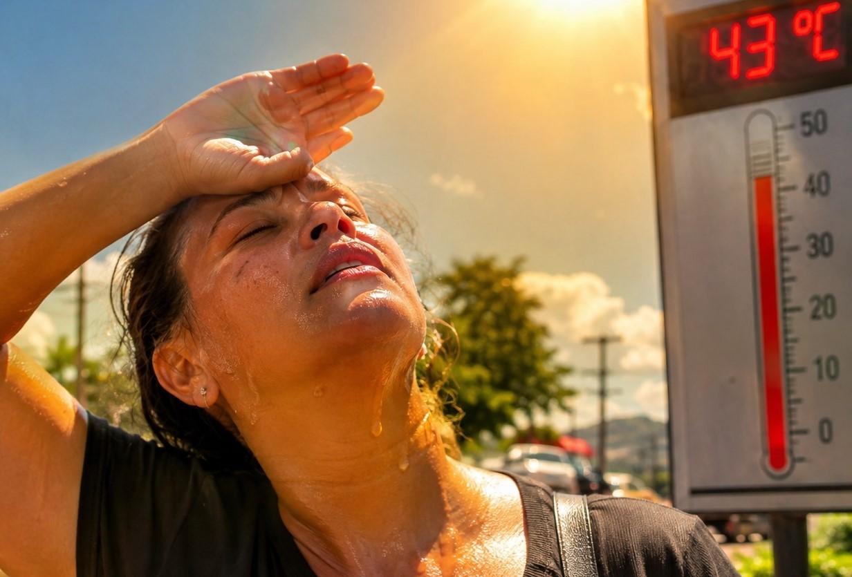 Após sensação térmica de 43°C deste domingo, quanto o calor pode chegar em Três Lagoas nesta segunda-feira?