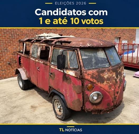 Eleitorado que cabe numa kombi: candidatos têm nove e dez votos em MS; duas recebem só um no país