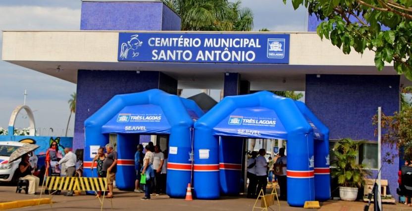 Comerciantes já podem se inscrever para vender produtos ao lado do cemitério no Dia de Finados de Três Lagoas