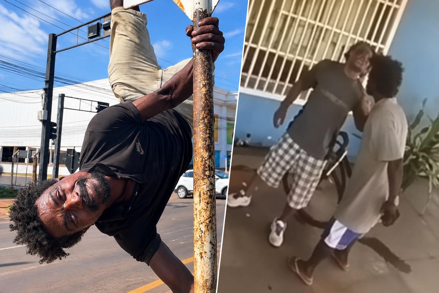 Saci não corre da briga: Mesmo com uma perna só, dá um couro em homem na frente de conveniência em Três Lagoas; vídeo viraliza Saci não corre da briga: Mesmo com uma perna só, dá um couro em homem na frente de conveniência em Três Lagoas; vídeo viraliza