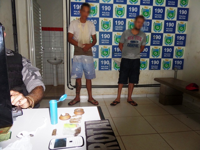 ROTAI apreende maconha e detém três pessoas para esclarecimentos 