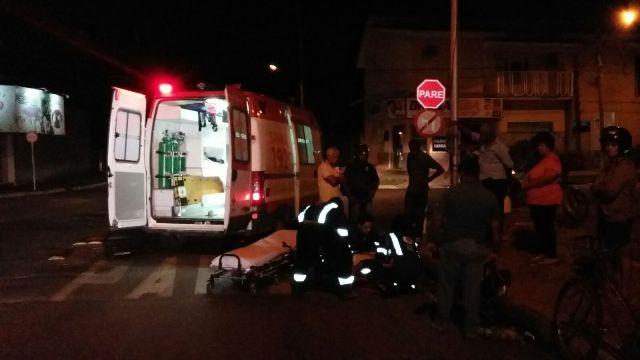 Após acidente no bairro Santos Dumont II, ciclista fica inconsciente 
