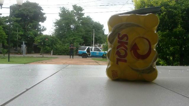 Bebida furtada é abandonada em Agência de Correios no Jupiá